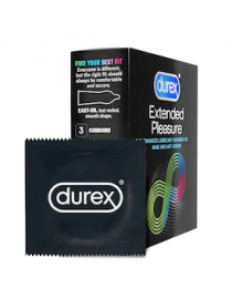 Prezervativi Durex Extended Pleasure 3 gab.